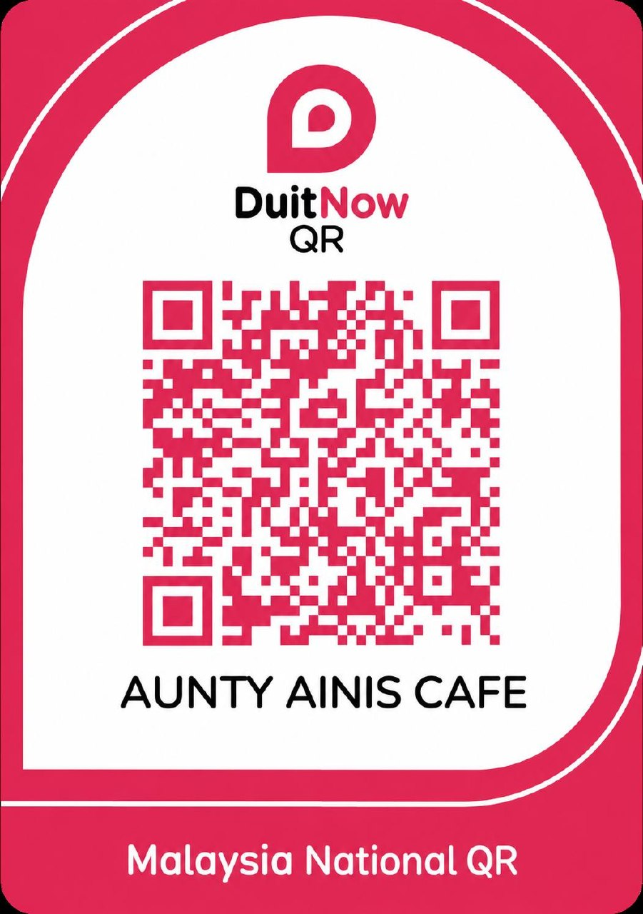 Kod QR DuitNow untuk Aunty Aini's Garden Cafe